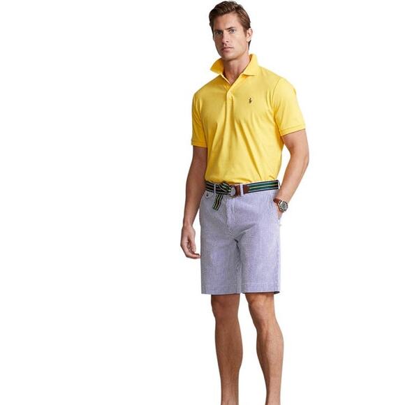 NEW Polo Ralph Lauren Mens Shorts Seersucker Classic 9 1/4" Stretch 42 - Picture 5 of 5